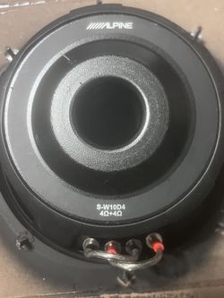 Alpine S-type 10” Subwoofers / Pair Or Single