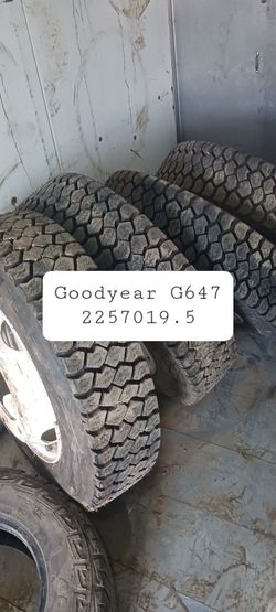 4 Tire Goodyear G647 SIZE 225/70/19.5