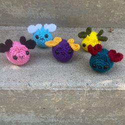 SALE!! Crochet Mini Butterfly Keychain