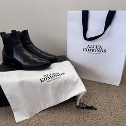 Allen Edmonds Liverpool Chelsea Black 9.5 D