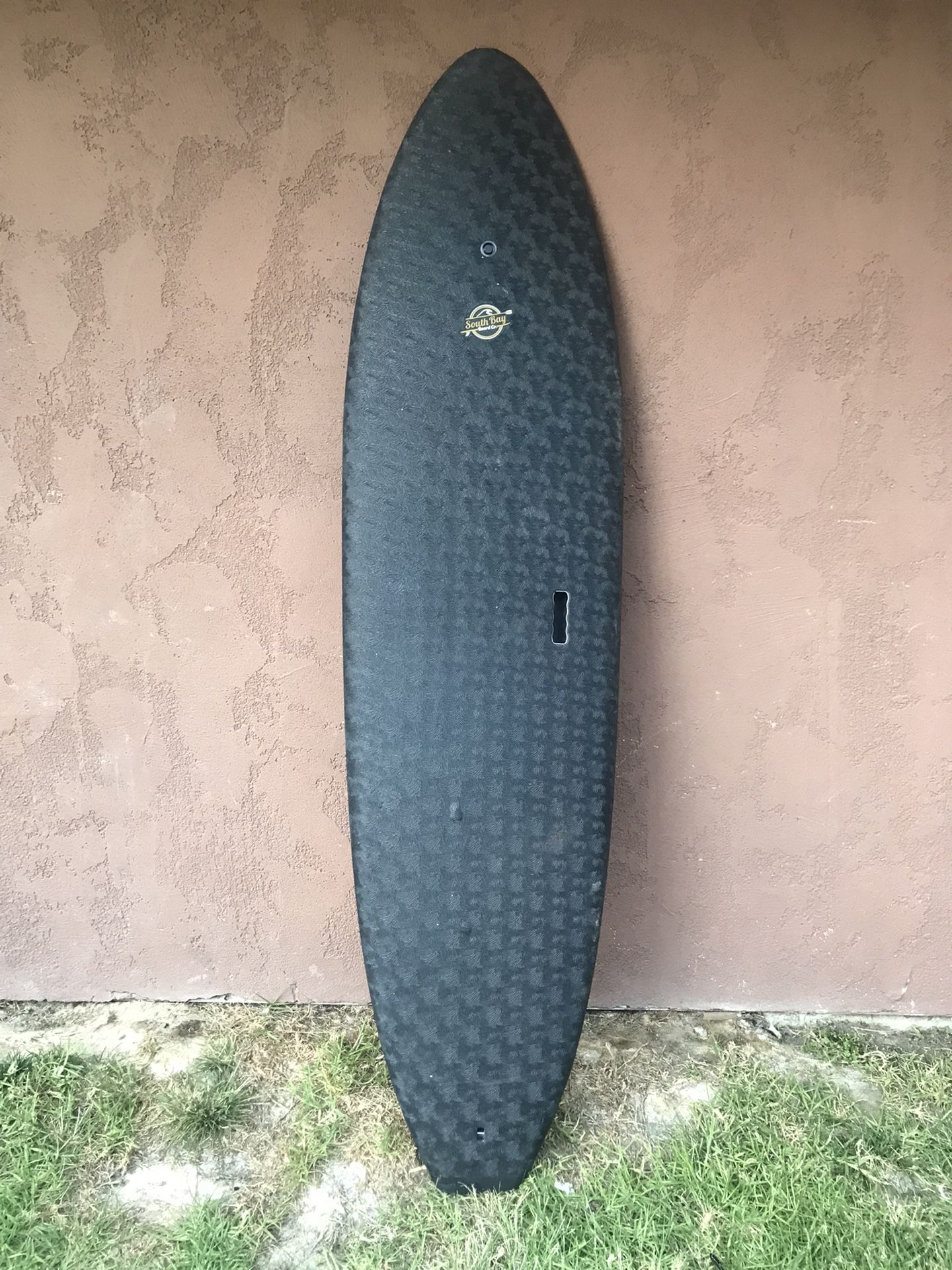 7' Ruccus Premium Beginner Surfboard Black by South Bay Board Co.