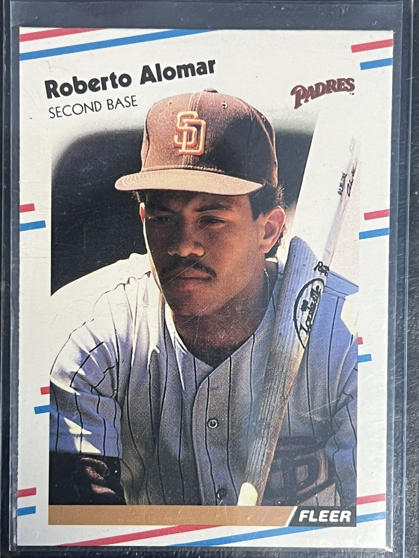 1988 Fleer Update Baseball Card Roberto Alomar Rookie