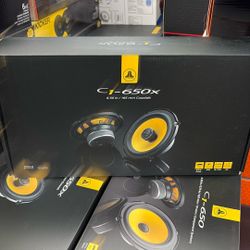 JL Audio 6.5” Speakers C1-650x Coaxial Brand New 130 A Pair 