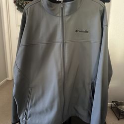 Columbia Jacket Mens 2XL Omni-Shield Softshell Water Resistant Full Zip Outdoor