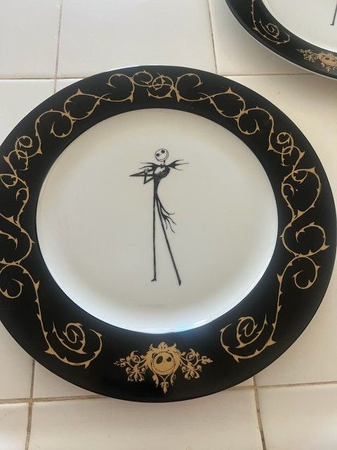 Nightmare Before Christmas Plates