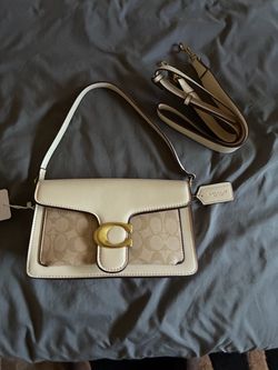 Coach tabby shoulder bag 26 with signature canvas AUTHENTIC!