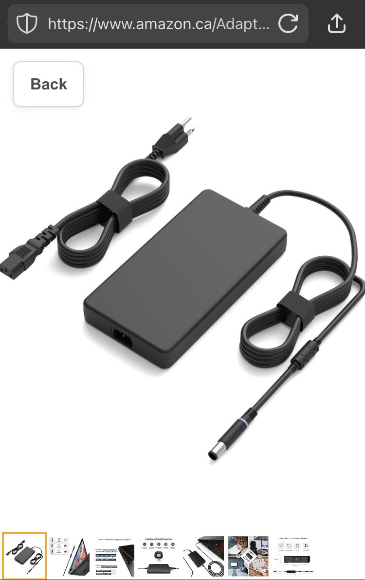 TEN Total Dell AC Adapter Laptop Chargers 240W 180W 19.5V 12.3A