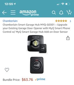 Chamberlain 5.0 out of 5 stars 3 Reviews Chamberlain Smart Garage Hub MYQ-G0301