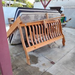 California King Frame And Bed 