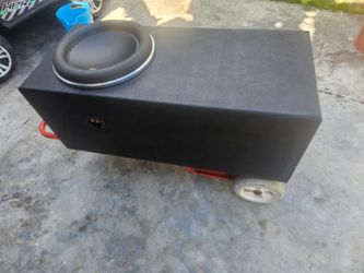 Jl Audio 13 W7 Subwoofer In Custom Box Loud Subwoofer 