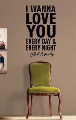 PRE MADE Wall Decal Home Decor Bob Marley