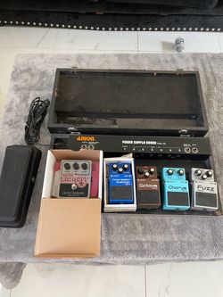 Boss Guitar pedals some vintage