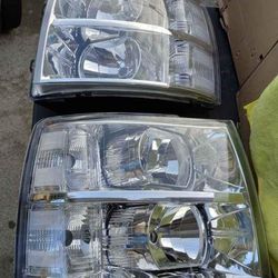07-13 Chevy Silverado Headlights Faros Calaveras Micas Luces Lamps