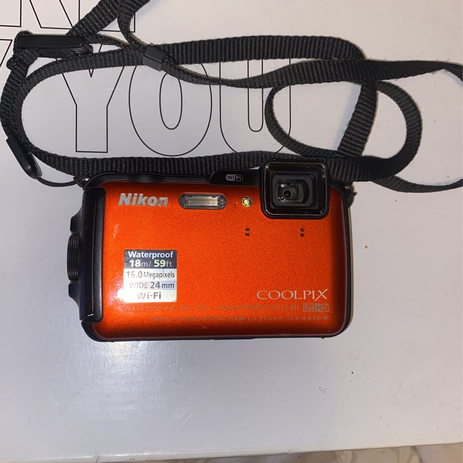 Nikon Coolpix Waterproof Camera