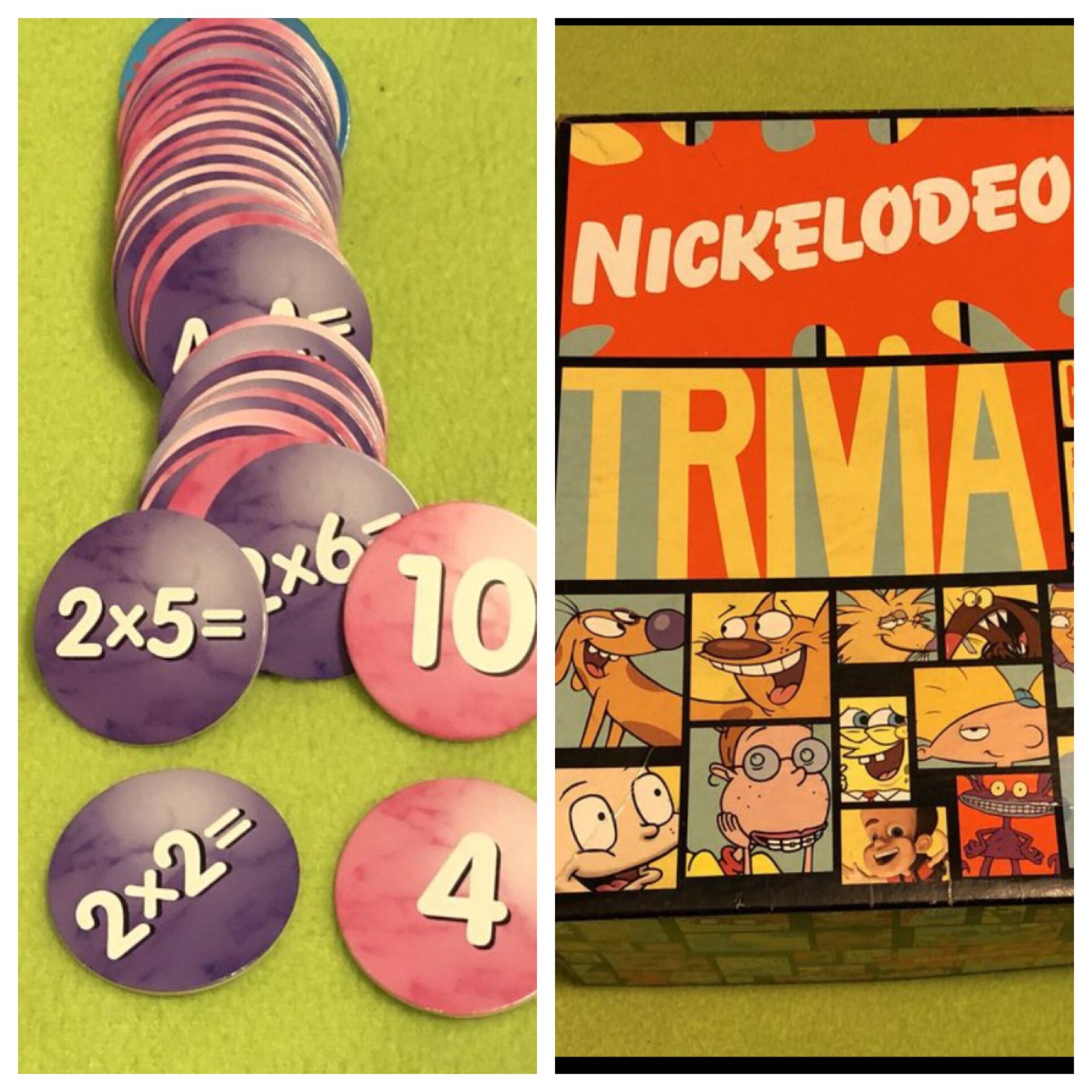 Nickelodeon Trivia Game and Multiplication Game