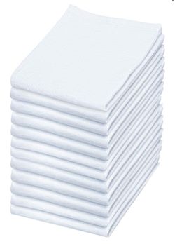Flour Sack Towels 12 Pack 18"x 28" (White)