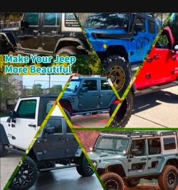 2007-2018 Jeep Wrangler JK & JKU Unlimited
Door hinge assembly kit
