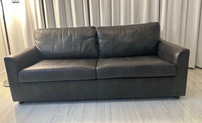 Beautiful dark grey couch