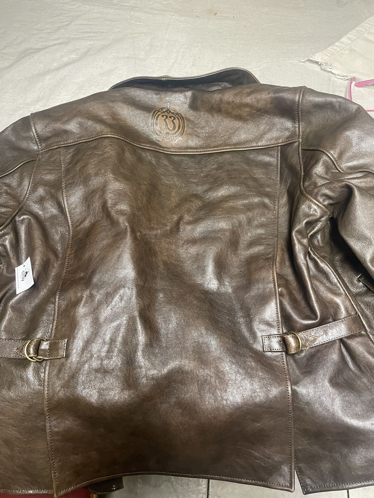 Club 33 Brown Leather Jacket