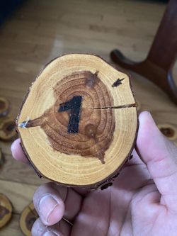 Rustic Wedding Wood Table Numbers 