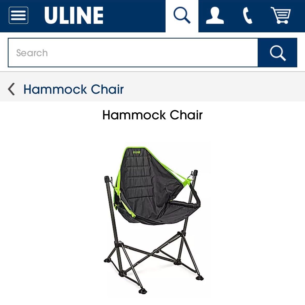 Uline Hammock Chair