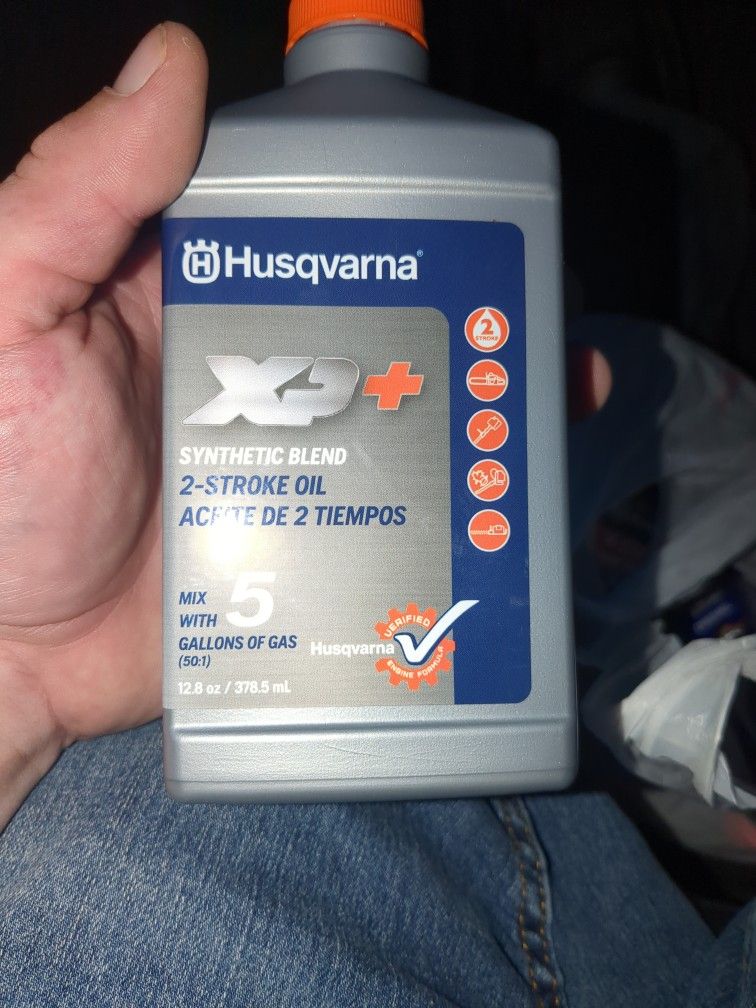 Husqvarna 2 Stoke Oil 2 Bottles 5 A Peice