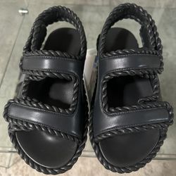 Bottega Veneta black sandals 