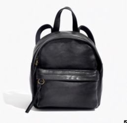Madewell Lorimer Leather Mini Backpack