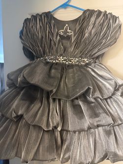 Silver Poof dress