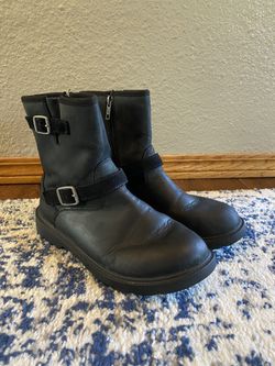 UGG Leather Boots Womens Size 5