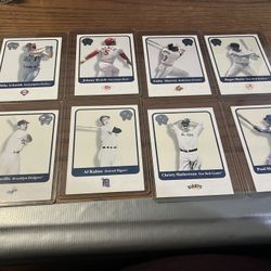 8 “Greats Of The Game” Baseball Cards
