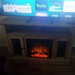 Fire Place Heater TV Stand