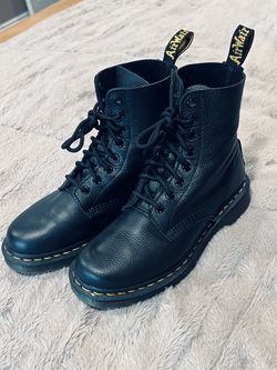 Dr. Martens 1460 Black Leather Lace-Up Boots