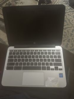 HP chromebook laptop. NO CHARGER