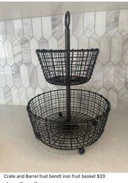 Crate & Barrel fruit basket