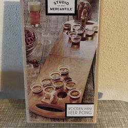 Studio Mercantile Wooden Mini Beer Pong