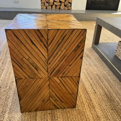 Beautiful Vintage Wood Side Table