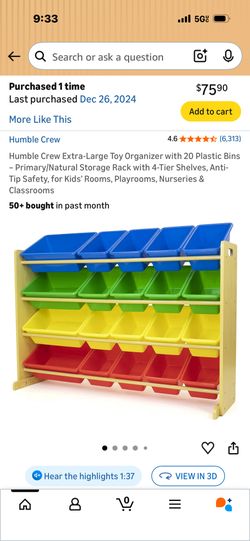 XL Toy Organizer