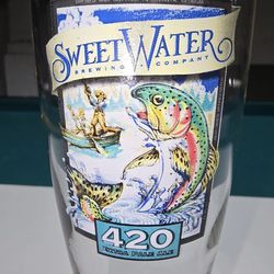 SweetWater Brewing Company "420 Extra Pale Ale" Wheat Beer Glass