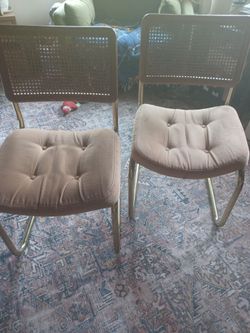 Mid Century Modern Cane-back Chairs