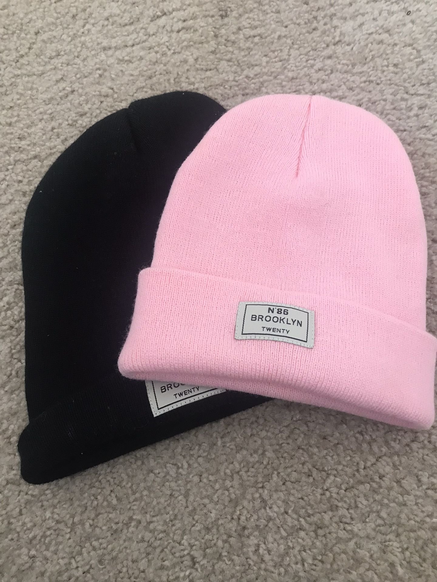 Two Brooklyn Hats Pink & Black