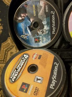 Tony hawk and resident evil for ps2
