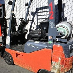 2020 Toyota Forklift 3,000 Lbs Capacity 8FGCU15