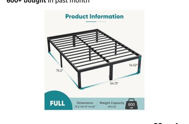 Full bed frame