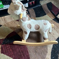  Giraffe Plush Nursery Rocker, commonly found at retailers like Pottery Barn Kids