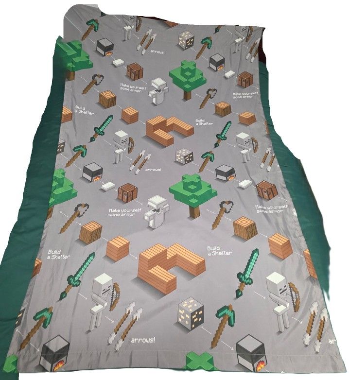 2 Minecraft Curtains