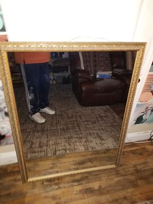 Photo Giant 33-1/2 by 44 inch antique framed mirror