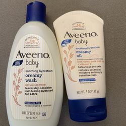 Aveeno Baby Creamy Wash And Oil