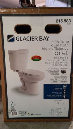 NIB Glacier Bay Dual Flush Toilet