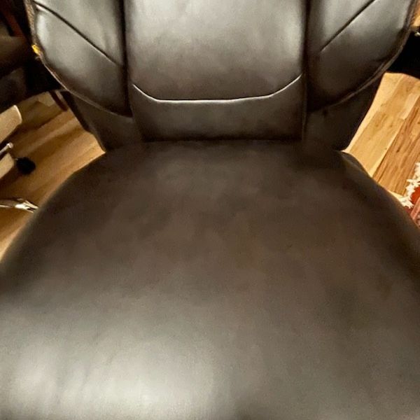 Dk Brown Leather Big & Tall 500lb-Rated Office Chair